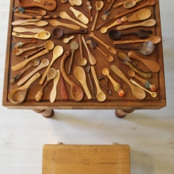Photograph of Terri's Spoon Collection